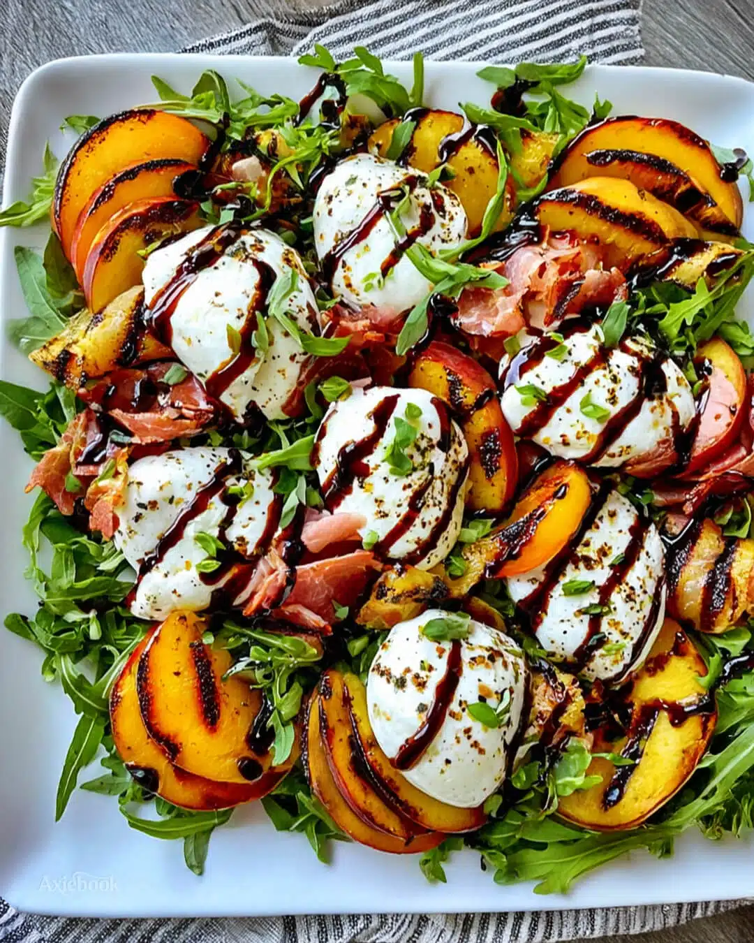 Why I keep making this Grilled Peach and Burrata Salad week after week