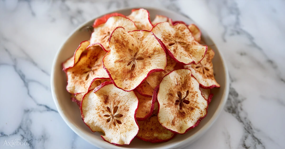 Easy Crispy Baked Apple Chips