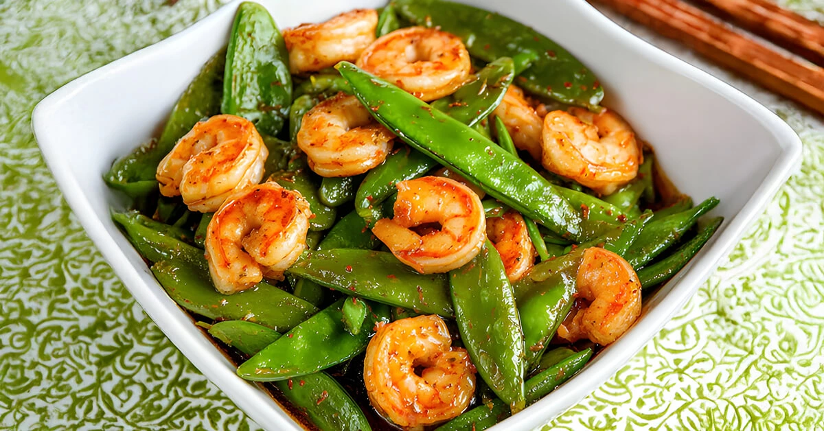 Easy Shrimp Stir Fry with Snap Peas