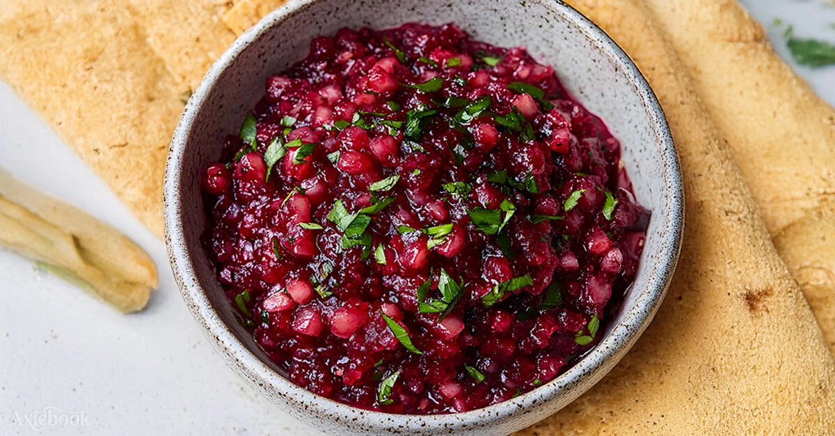 Easy Vibrant Cranberry Salsa
