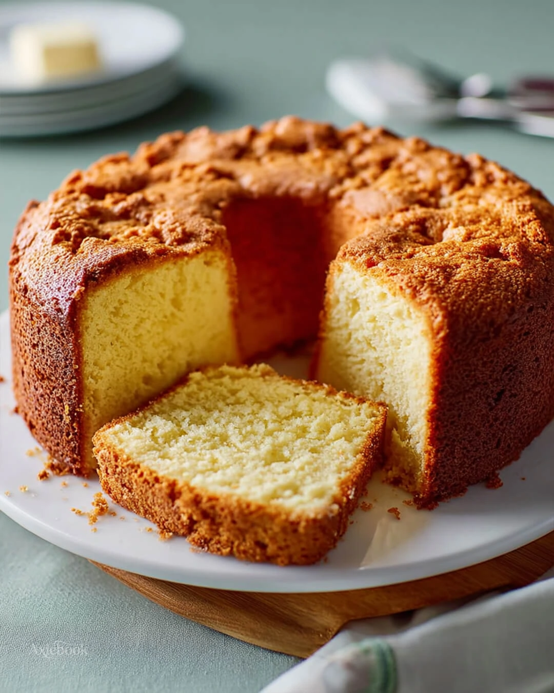 Everything you need for the perfect Cream Cheese Pound Cake