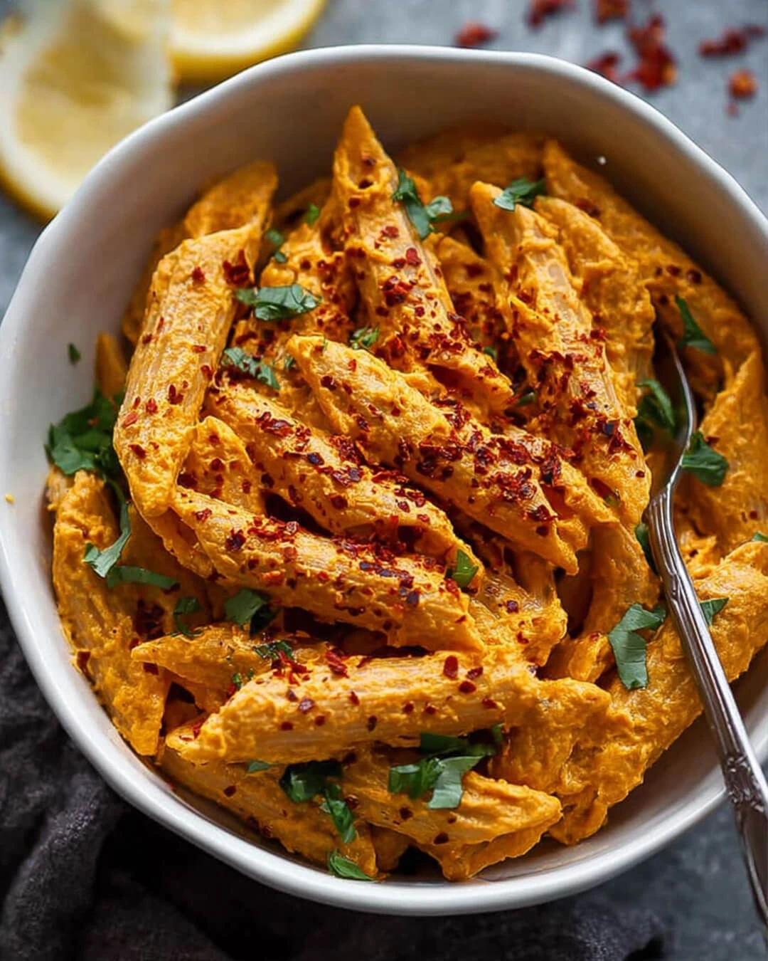 Everything you need for the perfect Vegan Cashew Cream Pumpkin Pasta