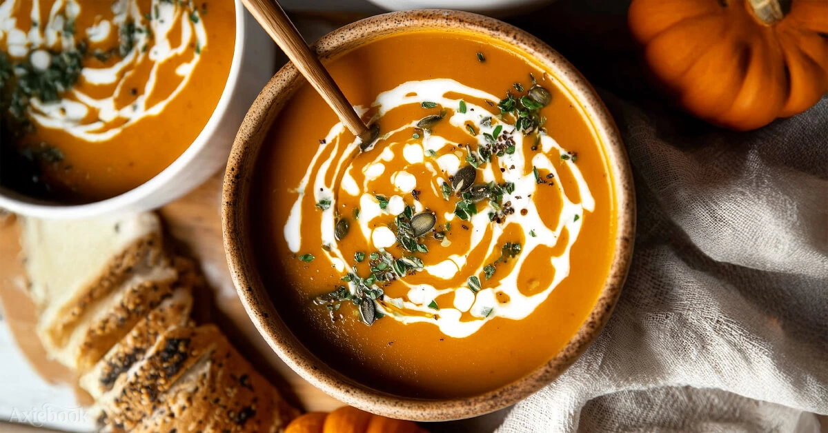 Golden Creamy Pumpkin Soup