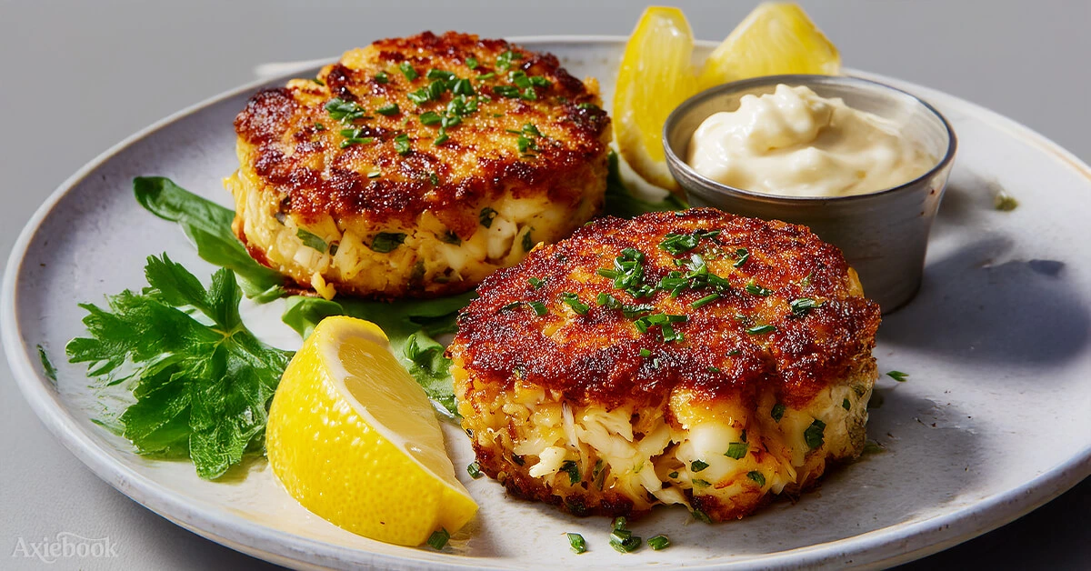 Golden Pan-Fried Crab Cakes