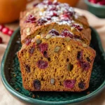 Homemade Pumpkin Cranberry Bread Homemade Pumpkin Cranberry Bread