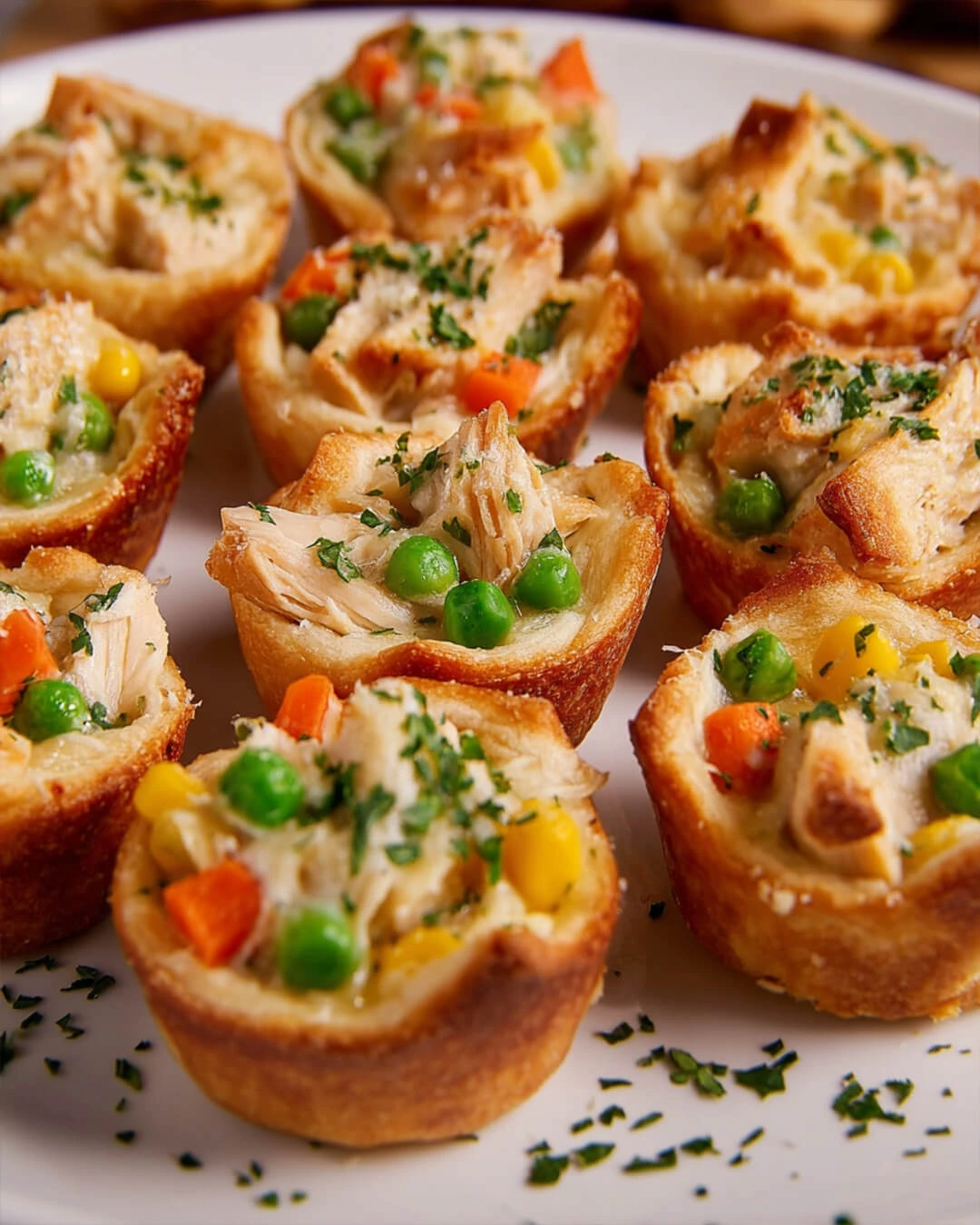 How I Make This Chicken Pot Pie Bites