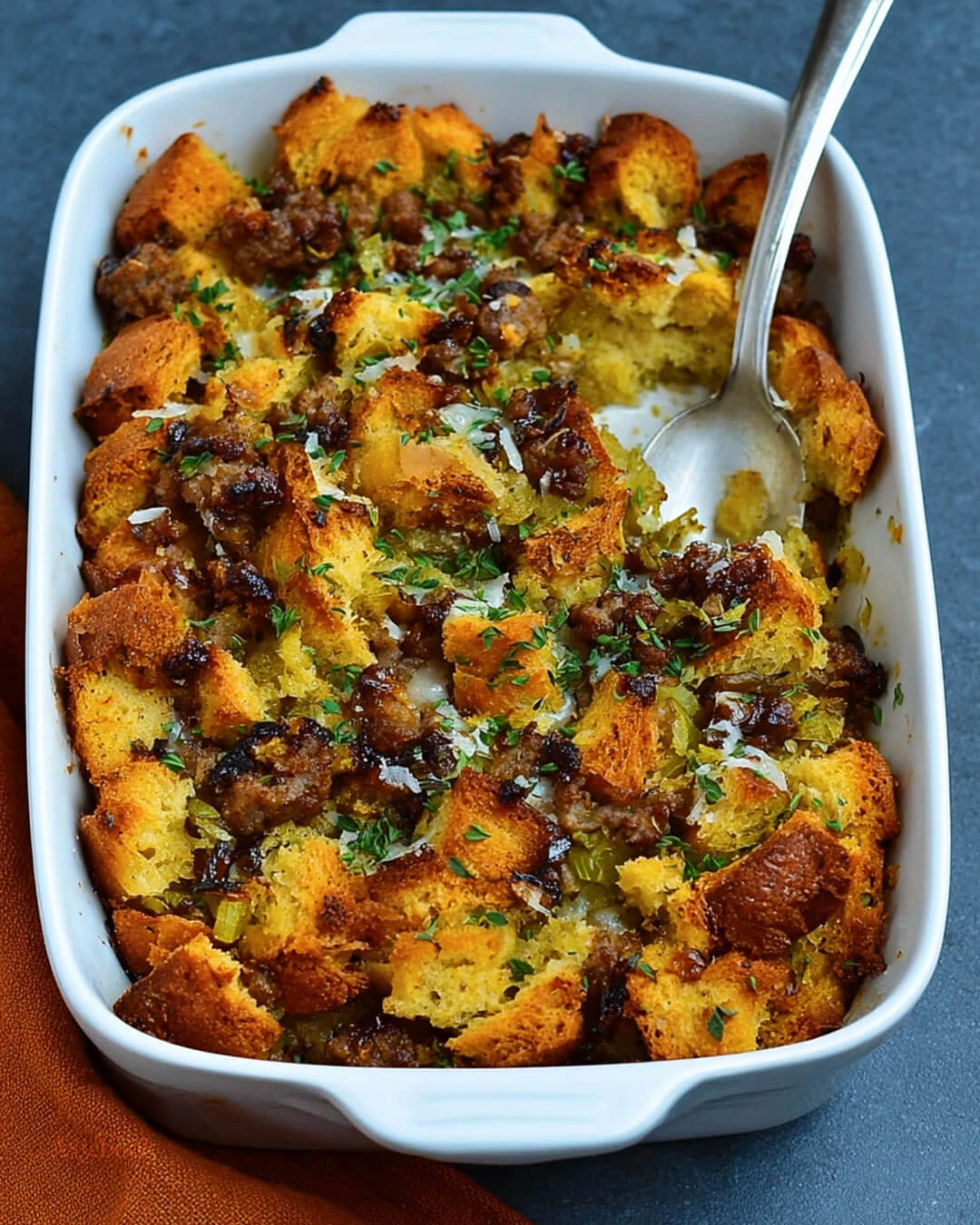 How I Make This Sausage Stuffing