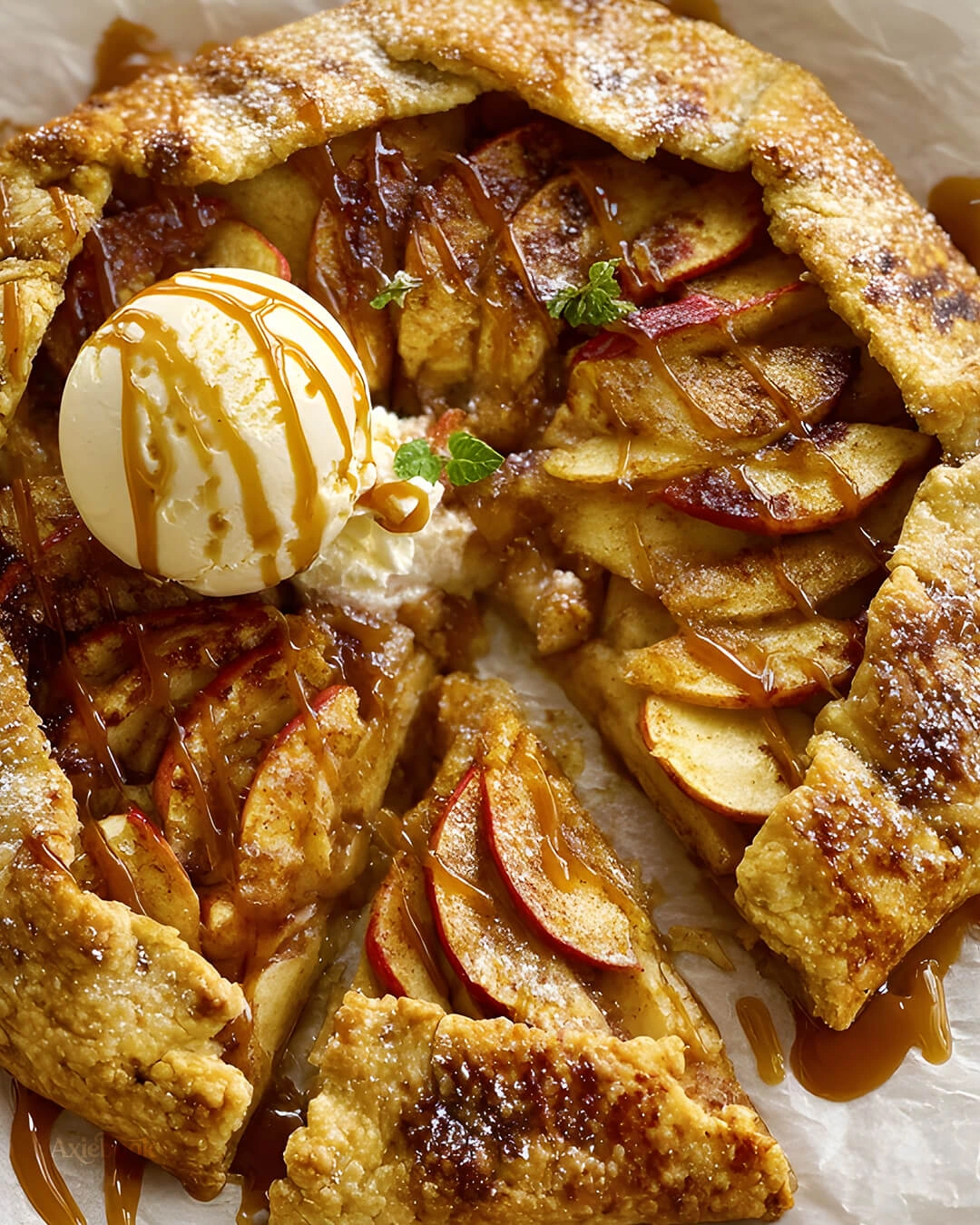 How to Make Caramel Apple Galette