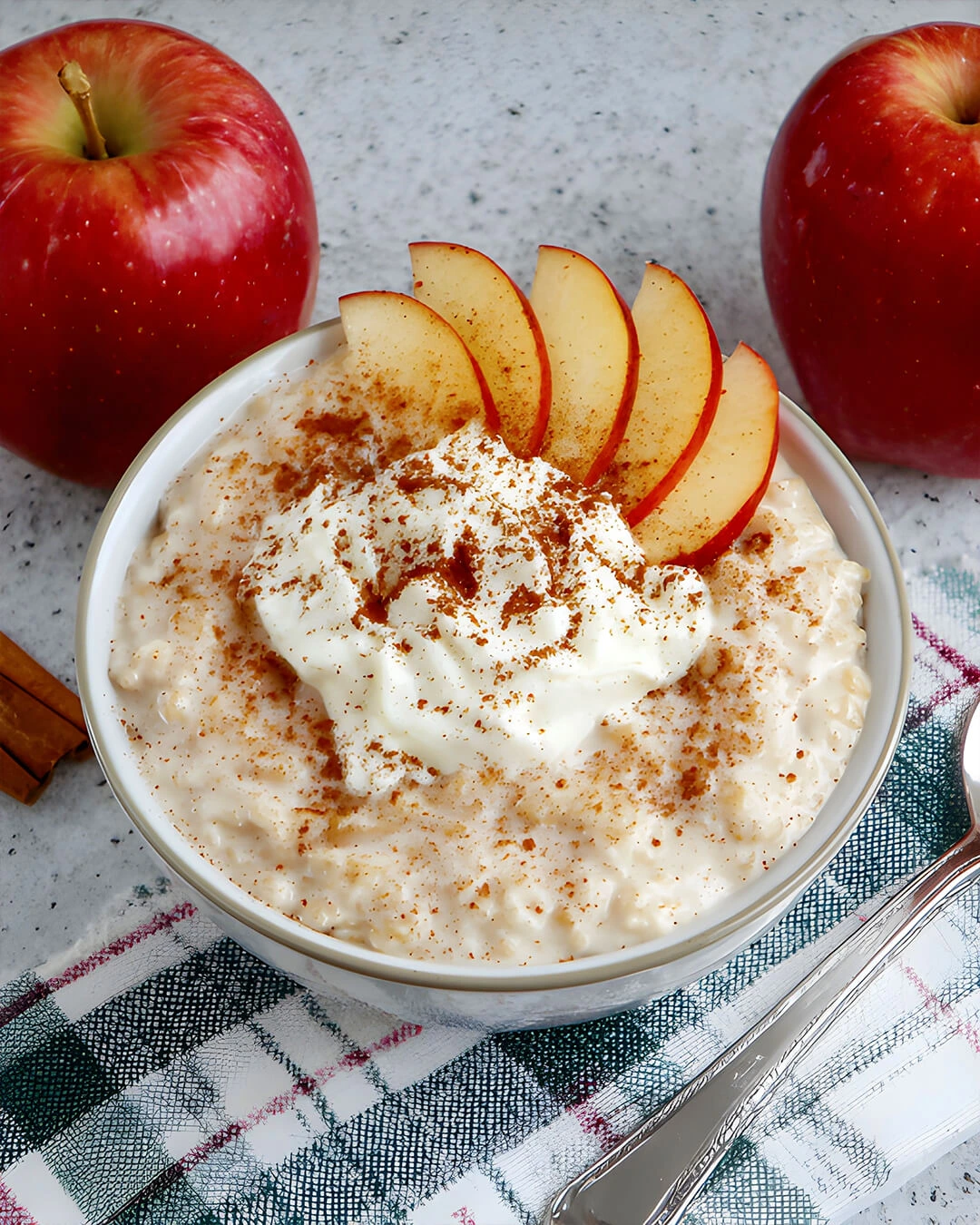 How to Make Creamy Cinnamon Apple Rice Pudding