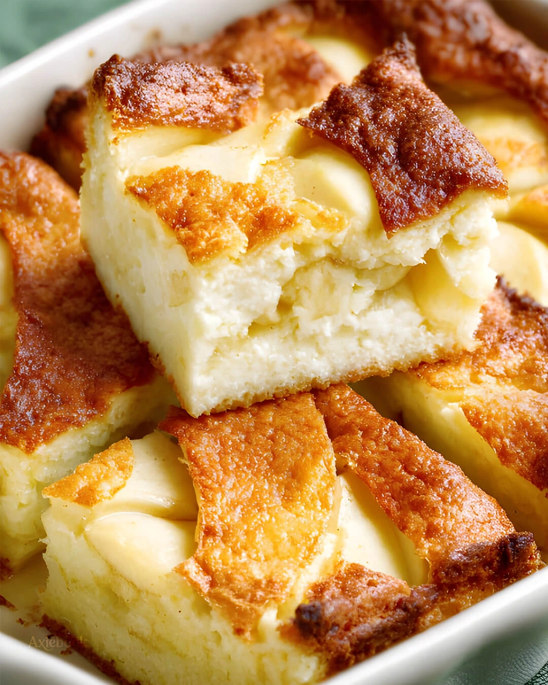 How to Make Custardy Apple Squares