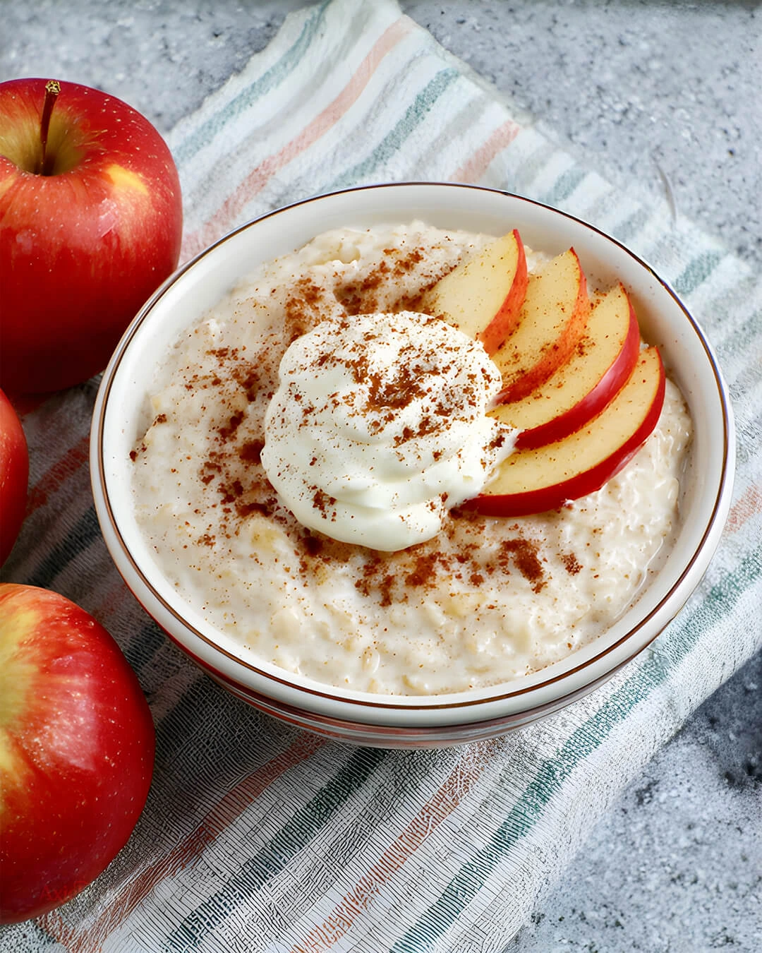 Ingredients You Need for Creamy Cinnamon Apple Rice Pudding