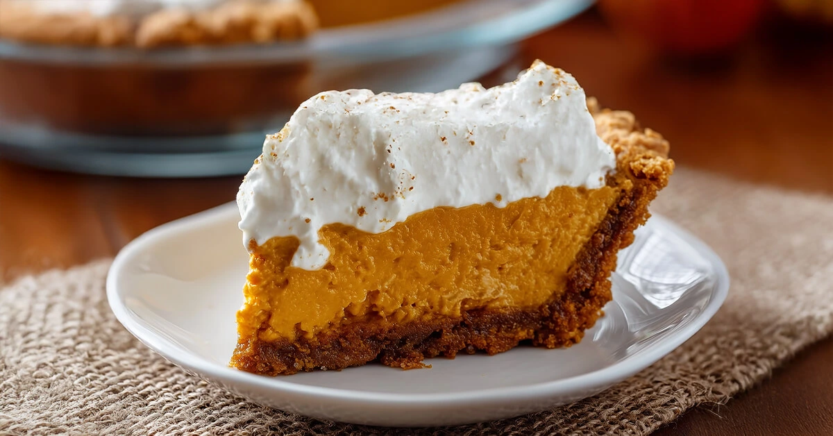 Light Pumpkin Chiffon Pie