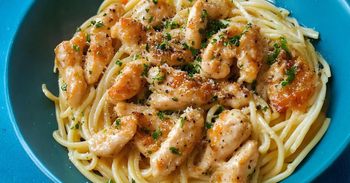 My Ultimate Chicken Scampi Pasta