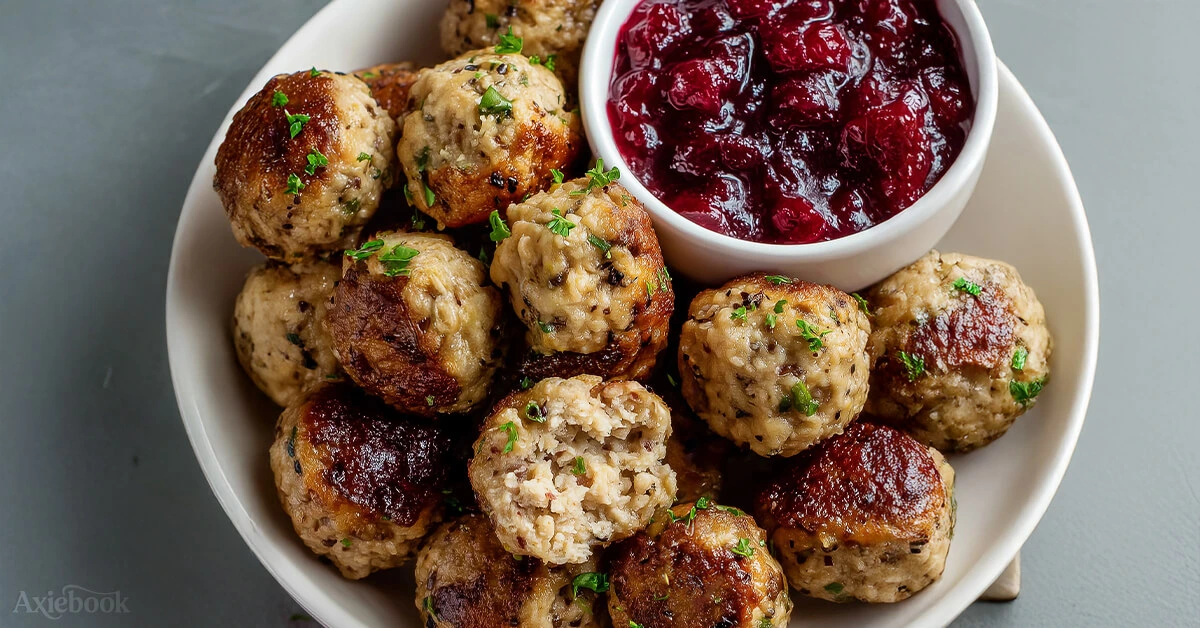 My Ultimate Turkey and Stuffing Meatballs