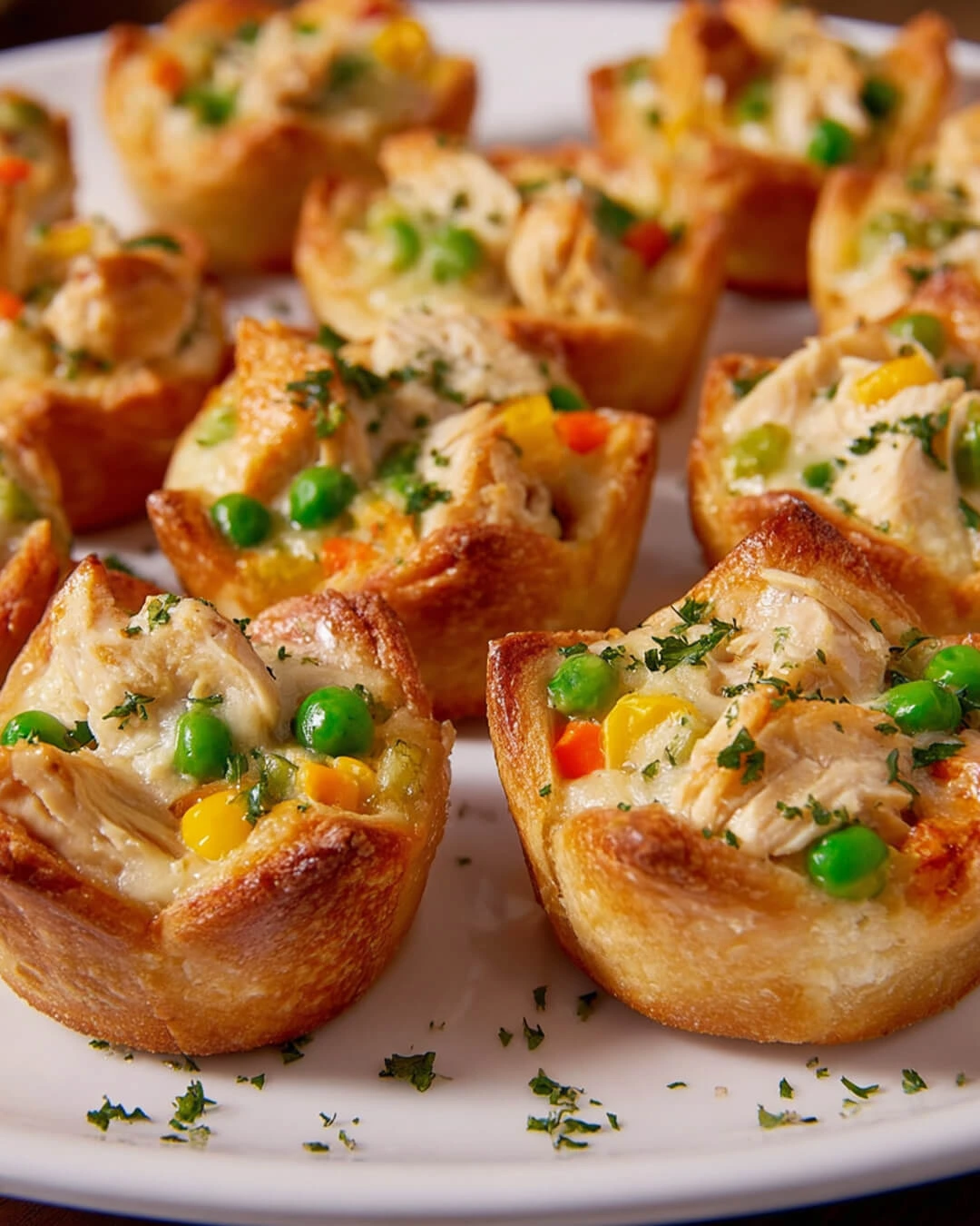 My kitchen secrets for getting this Chicken Pot Pie Bites just right