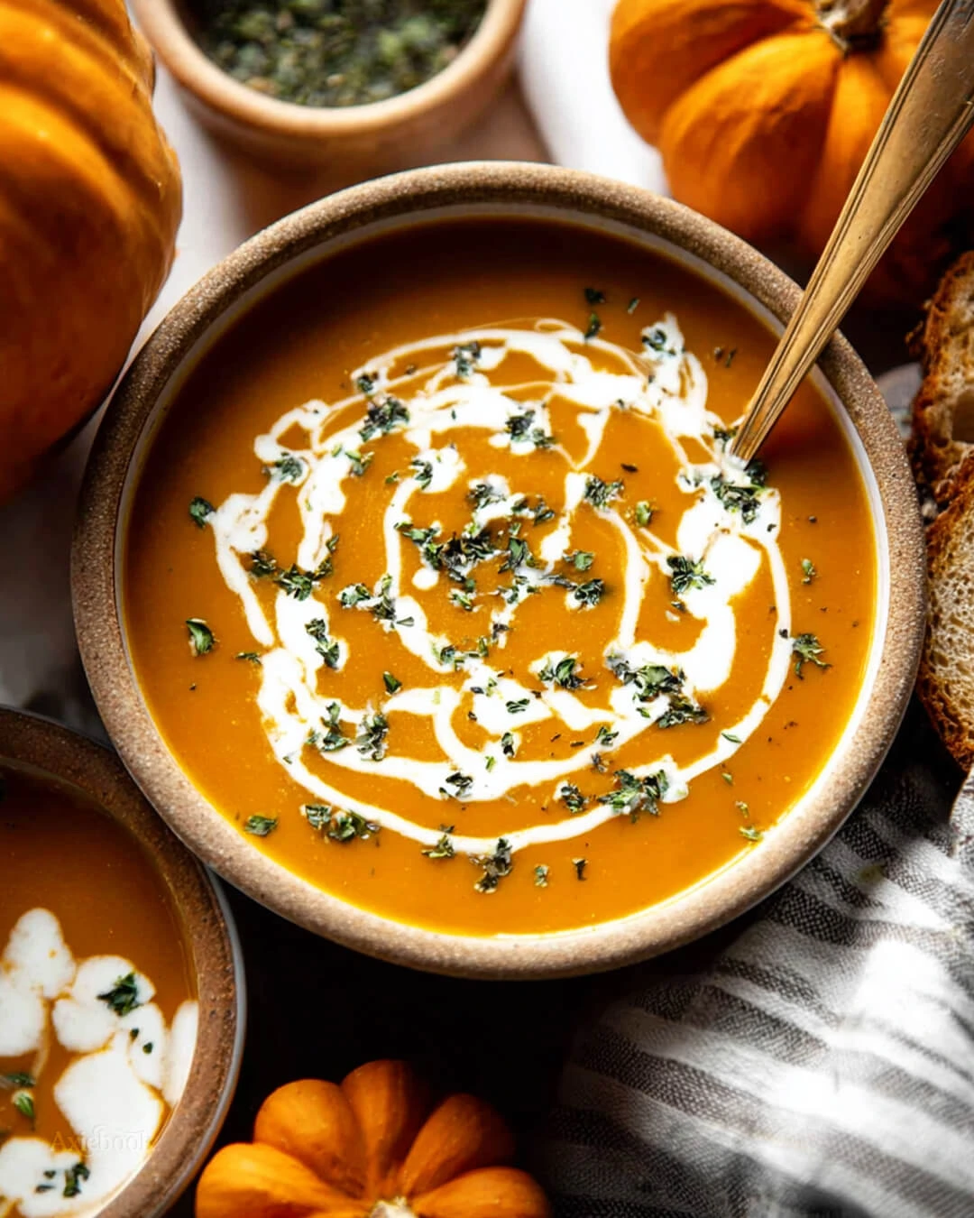 My kitchen secrets for getting this Pumpkin Soup just right