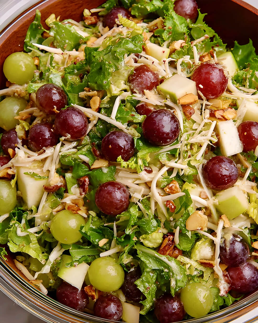 My kitchen secrets for getting this Zesty Grape and Apple Salad just right