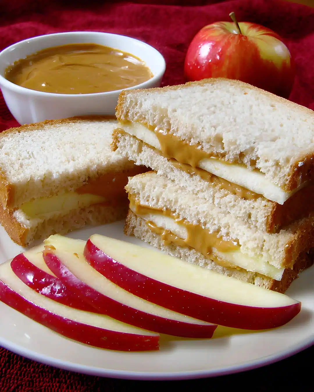 My personal tricks for the best Apple Slices Peanut Butter Sandwich