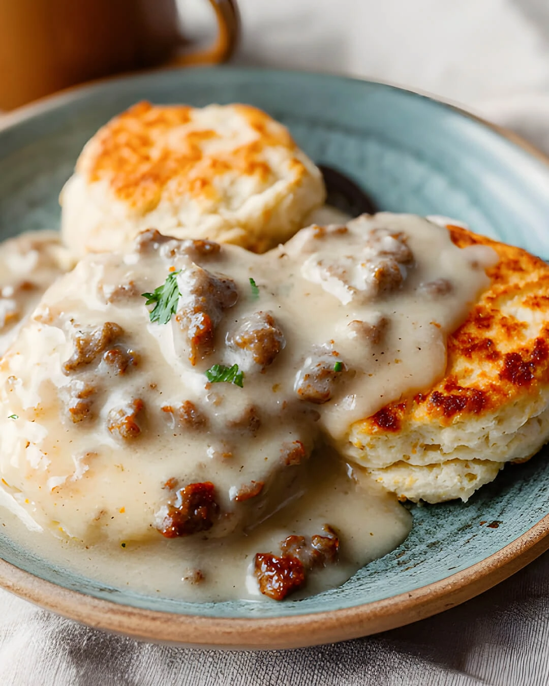 My secrets for getting this Biscuits and Gravy just right