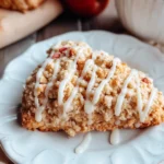 Perfect Crumbly Apple Streusel Scones