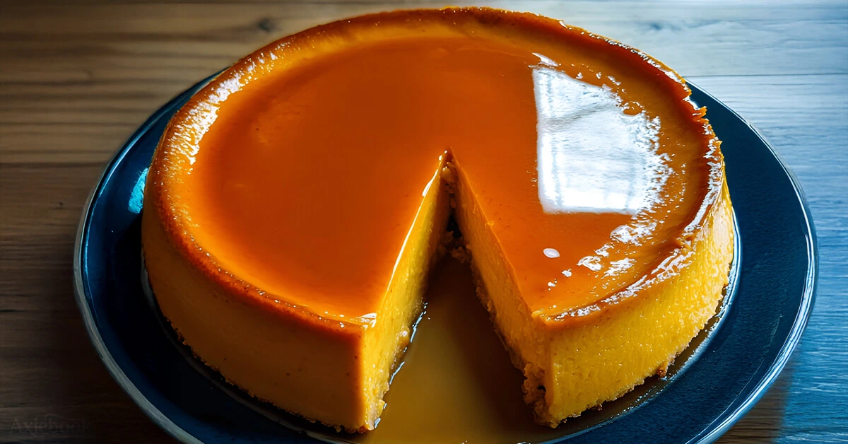 Silky Caramelized Orange Pumpkin Flan