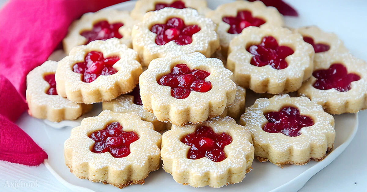 The Best Cranberry Cornmeal Linzer Cookies