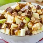 The Best Snickers Caramel Apple Salad