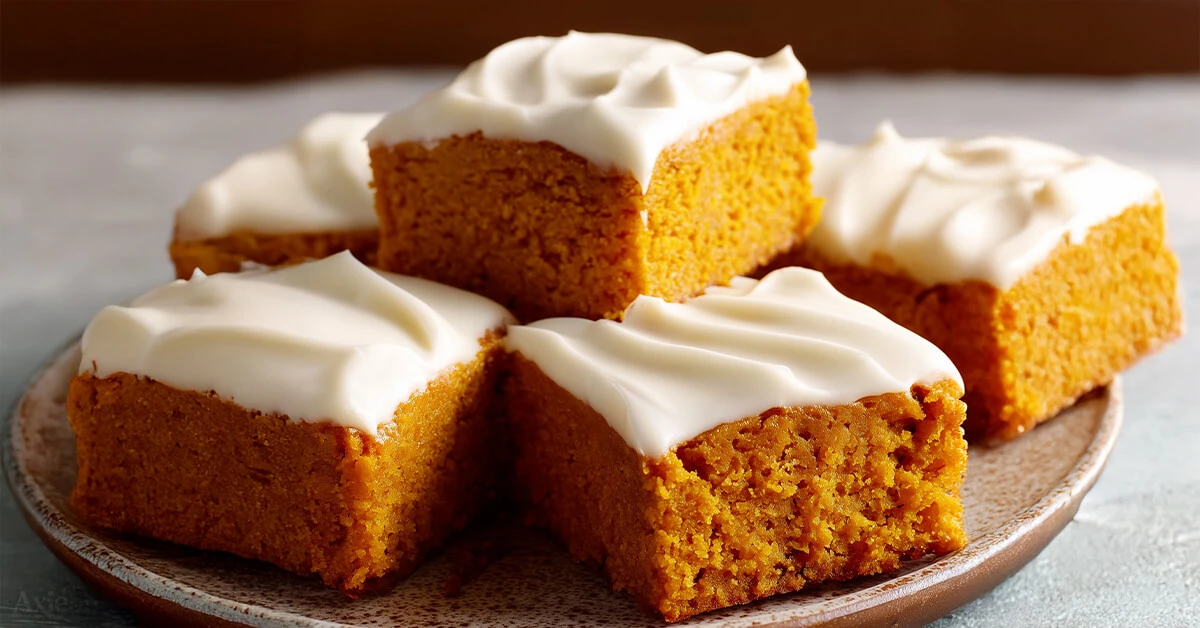 The Best Spiced Pumpkin Bars