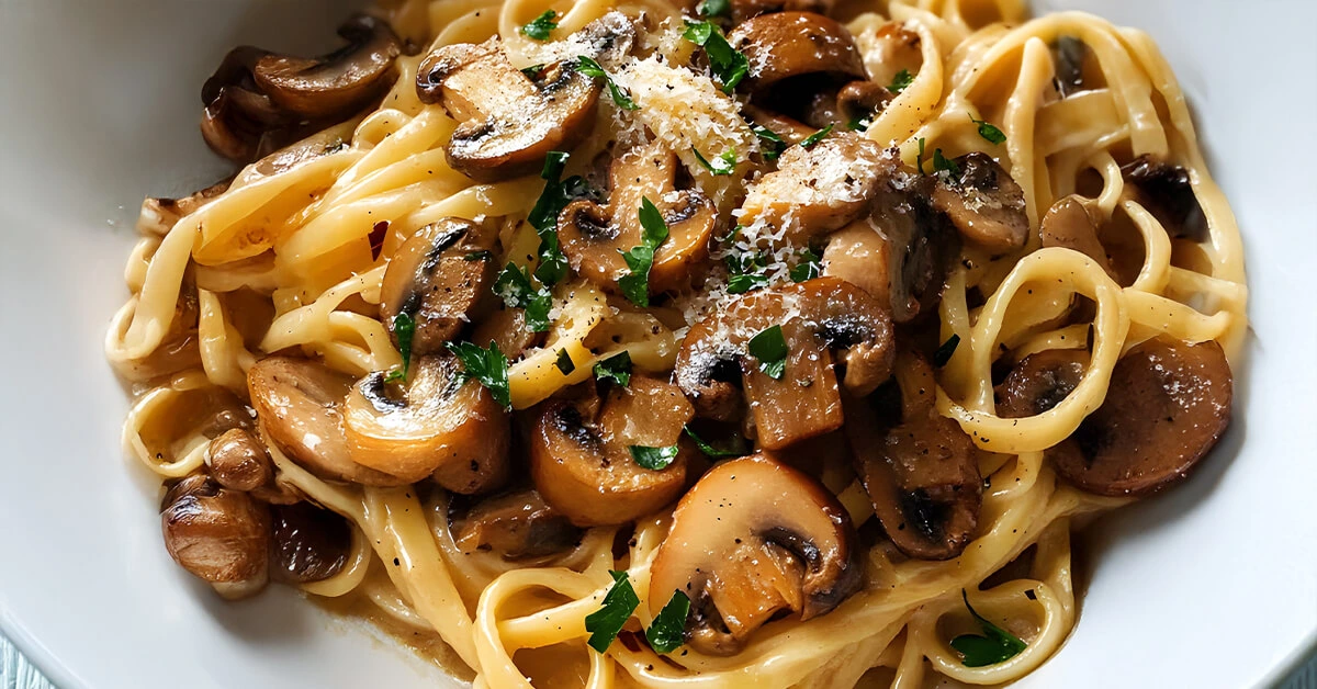 The best Mushroom Pasta Recipe