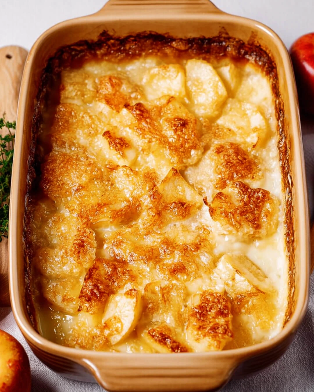 Old-Fashioned Apple and Cheese Casserole The times I enjoy my Old Fashioned Apple and Cheese Casserole most