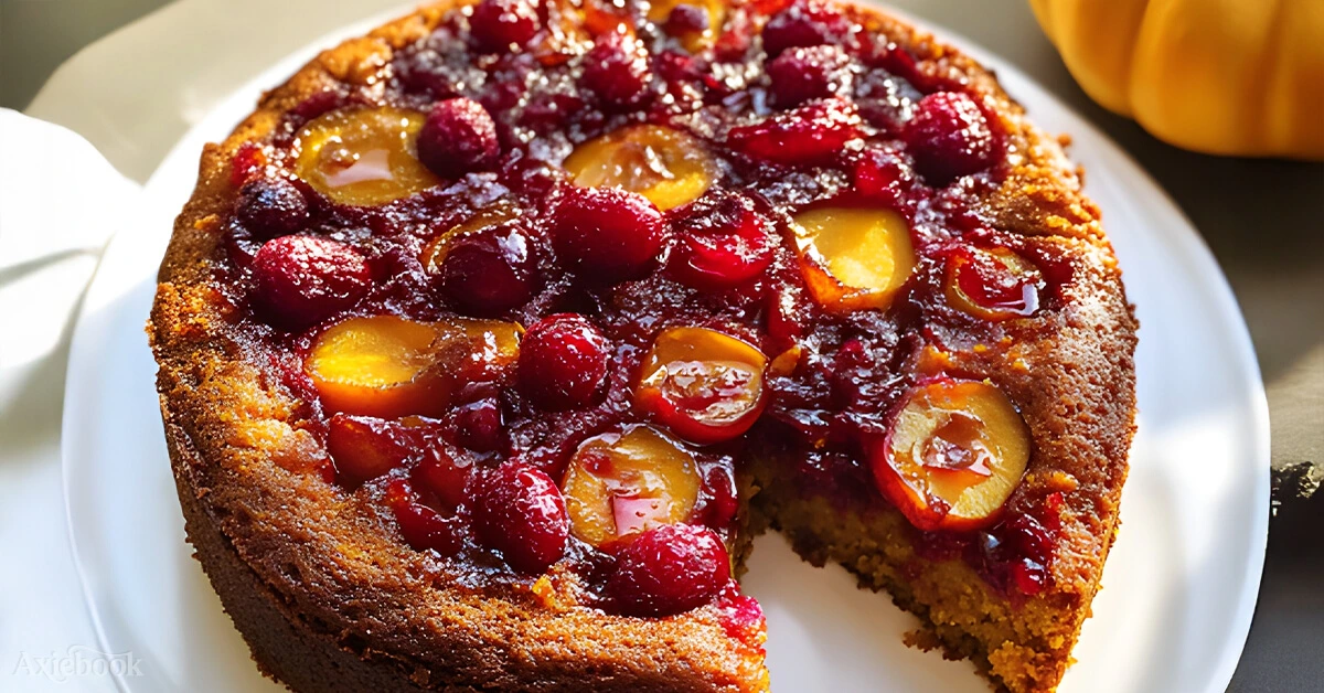 Ultimate Cranberry Pumpkin Upside-down Cake Recipe