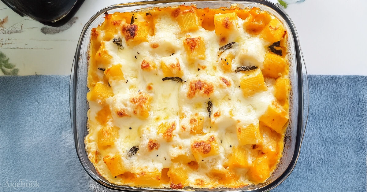 Ultimate Creamy Pumpkin Pasta Bake