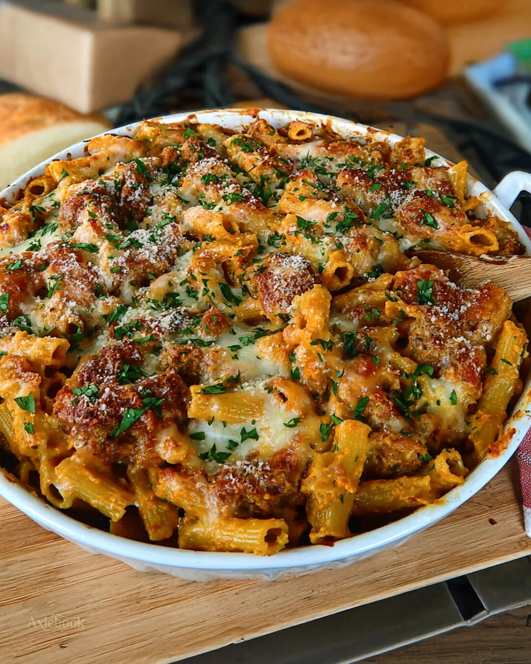 What makes this Pumpkin Baked Ziti with Sausage a keeper for years to come