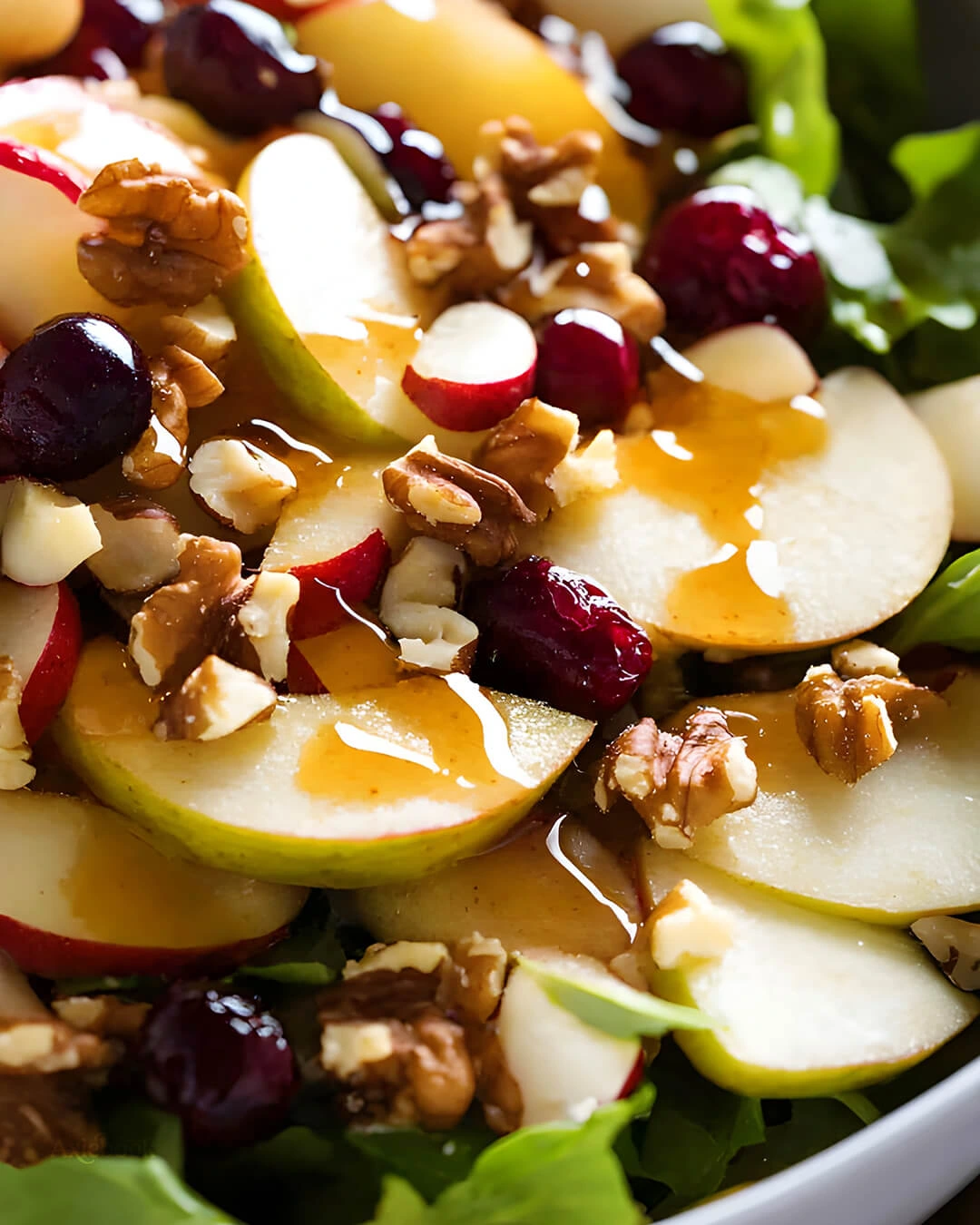 What you will need to make this Apple Cranberry Walnut Salad