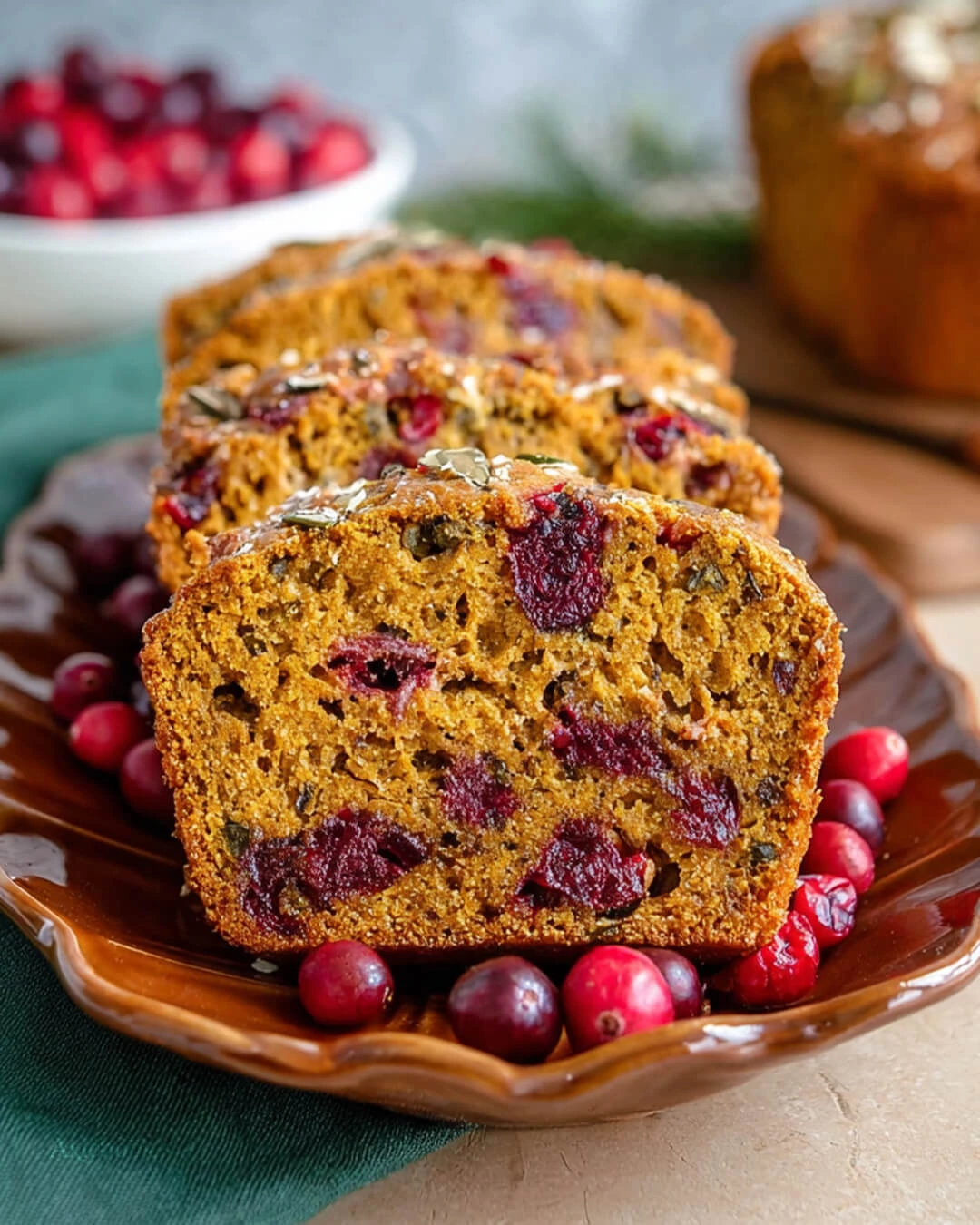 Why I keep making this Pumpkin Cranberry Bread week after week