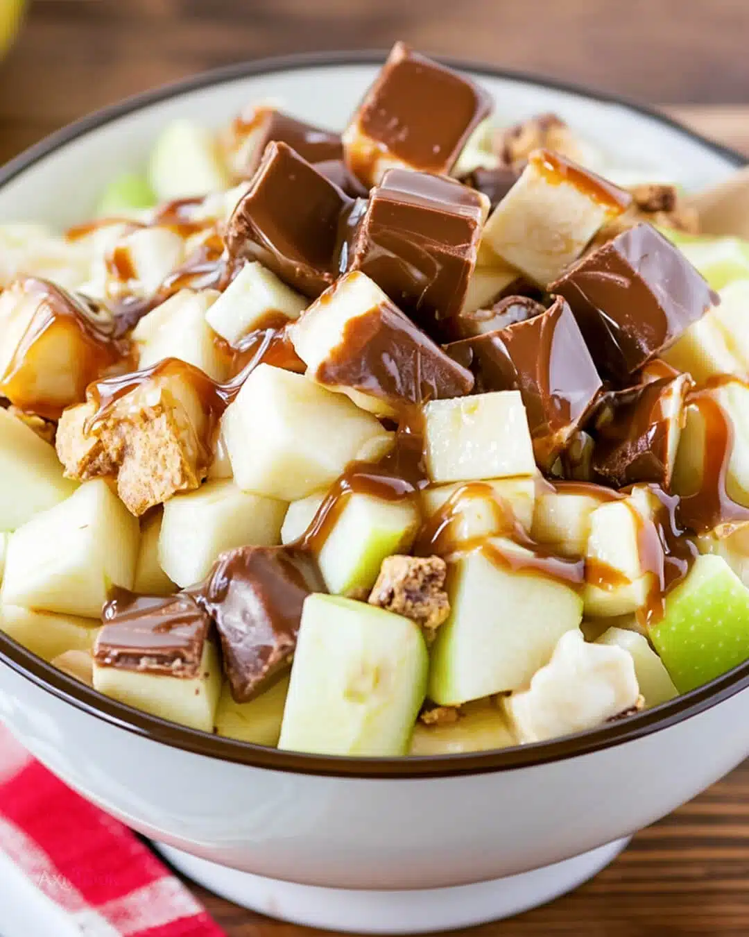 Why Youll Love This Snickers Caramel Apple Salad
