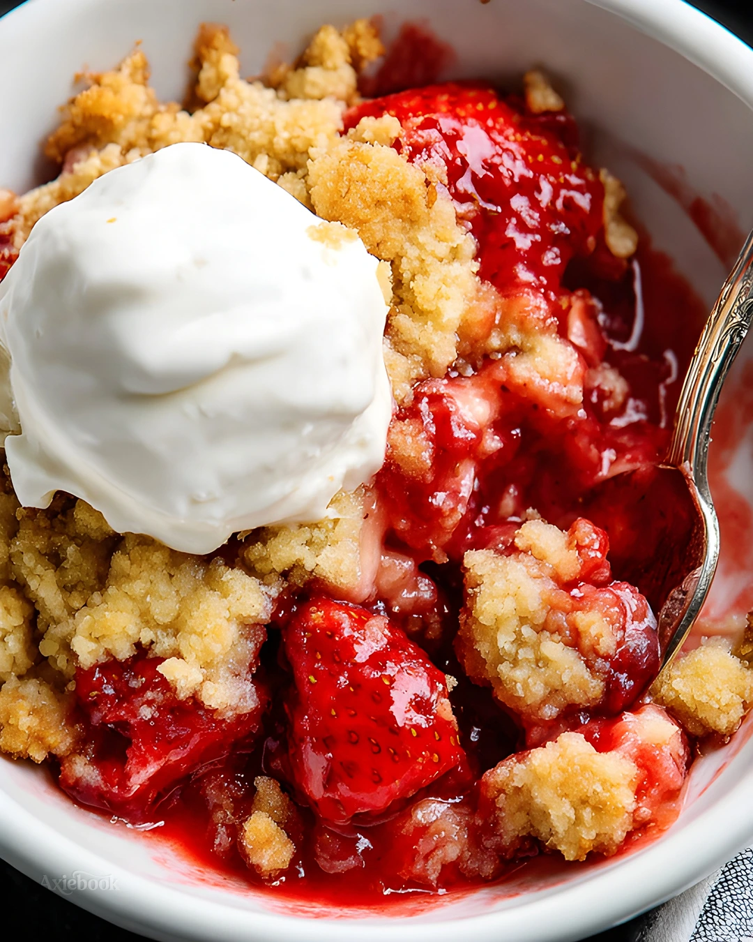 How I Make This Strawberry Crumble Recipe