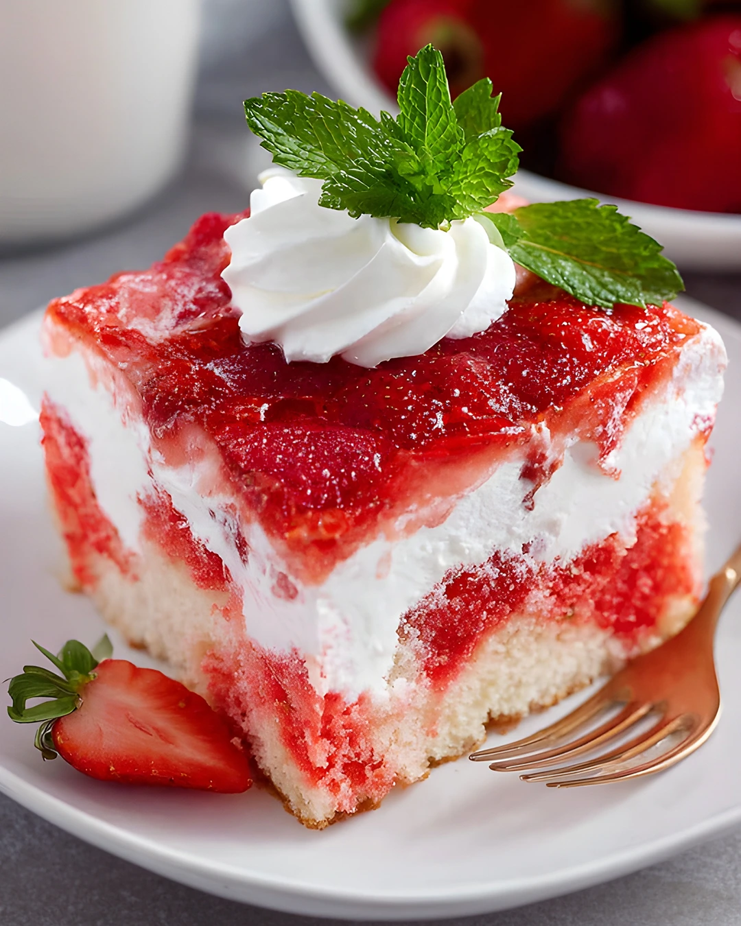 How I Make This Strawberry Poke Cake