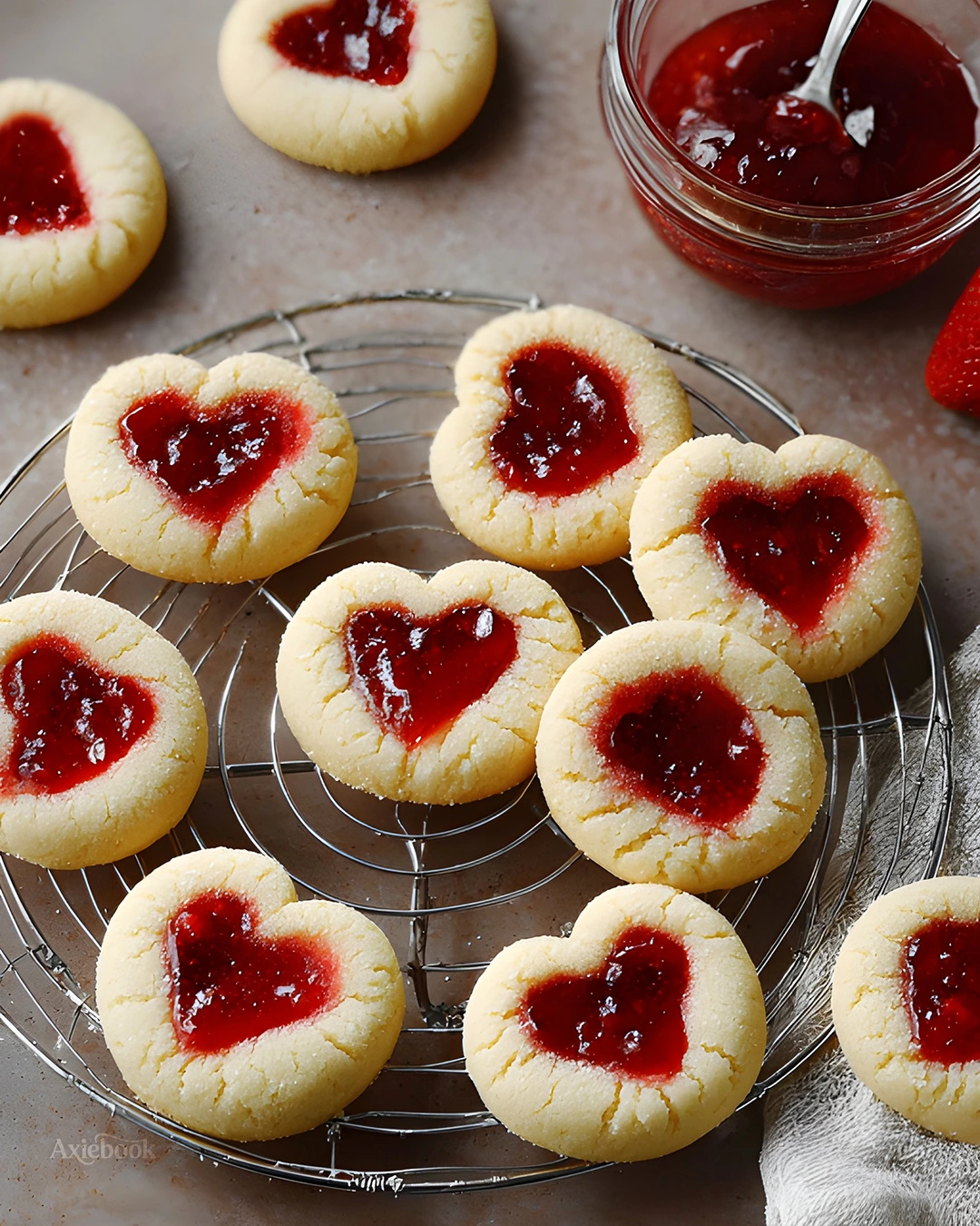 My secrets for getting this Strawberry Thumbprint Cookies just right