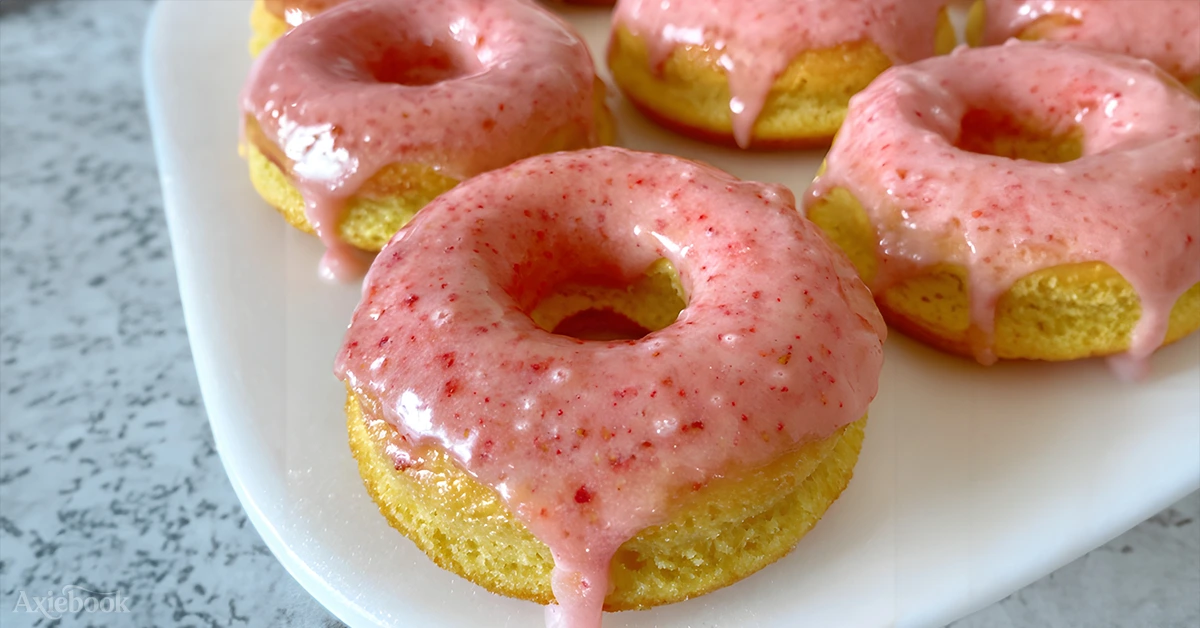 Perfect Strawberry Glazed Donuts Recipe
