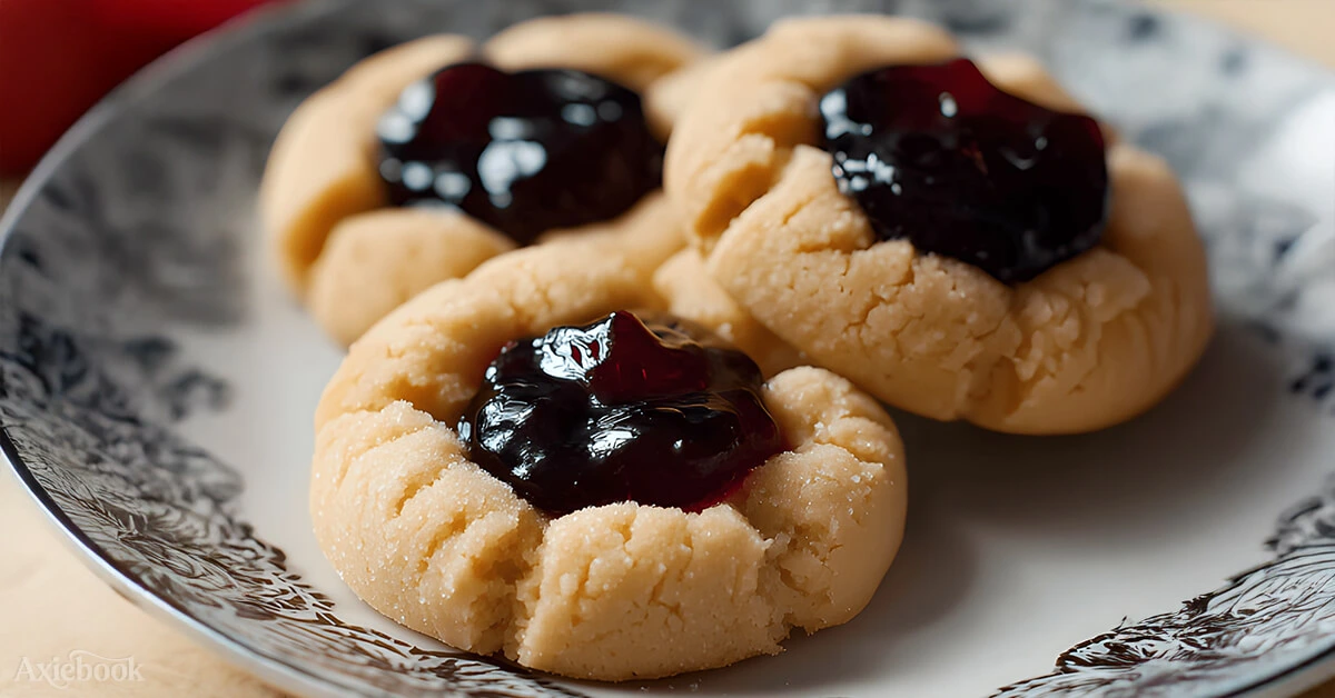 The Classic Grape Jelly Thumbprints