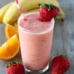 The Refreshing Sunrise Strawberry Smoothie