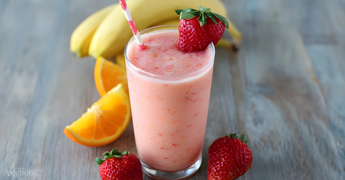 The Refreshing Sunrise Strawberry Smoothie
