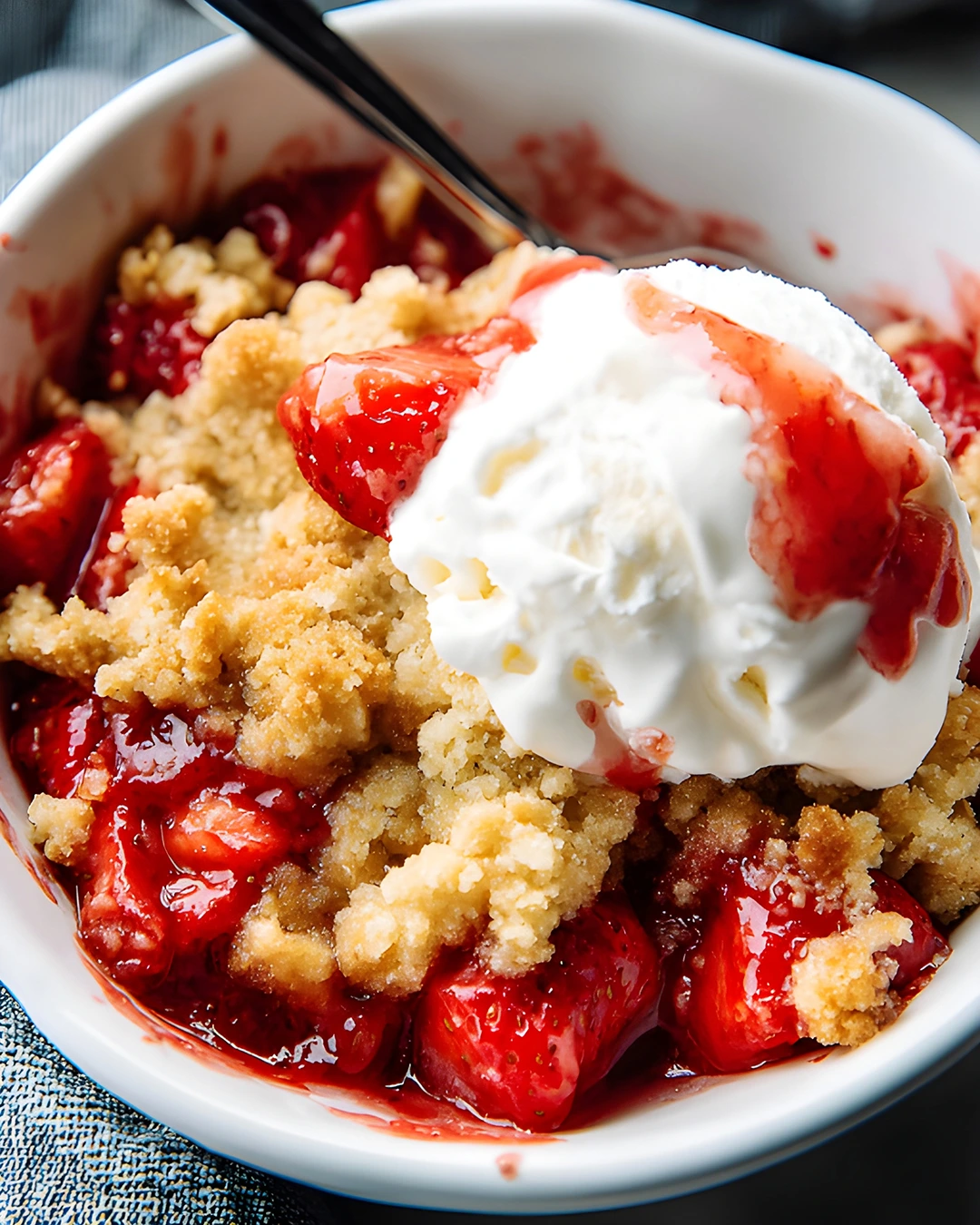 Why I keep making this Strawberry Crumble week after week