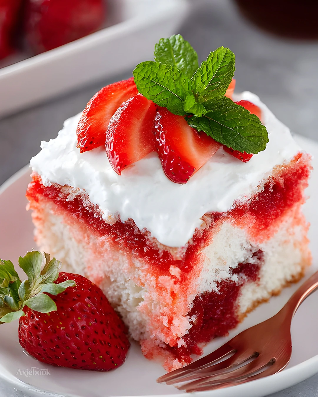 Why this Strawberry Poke Cake works no matter the season