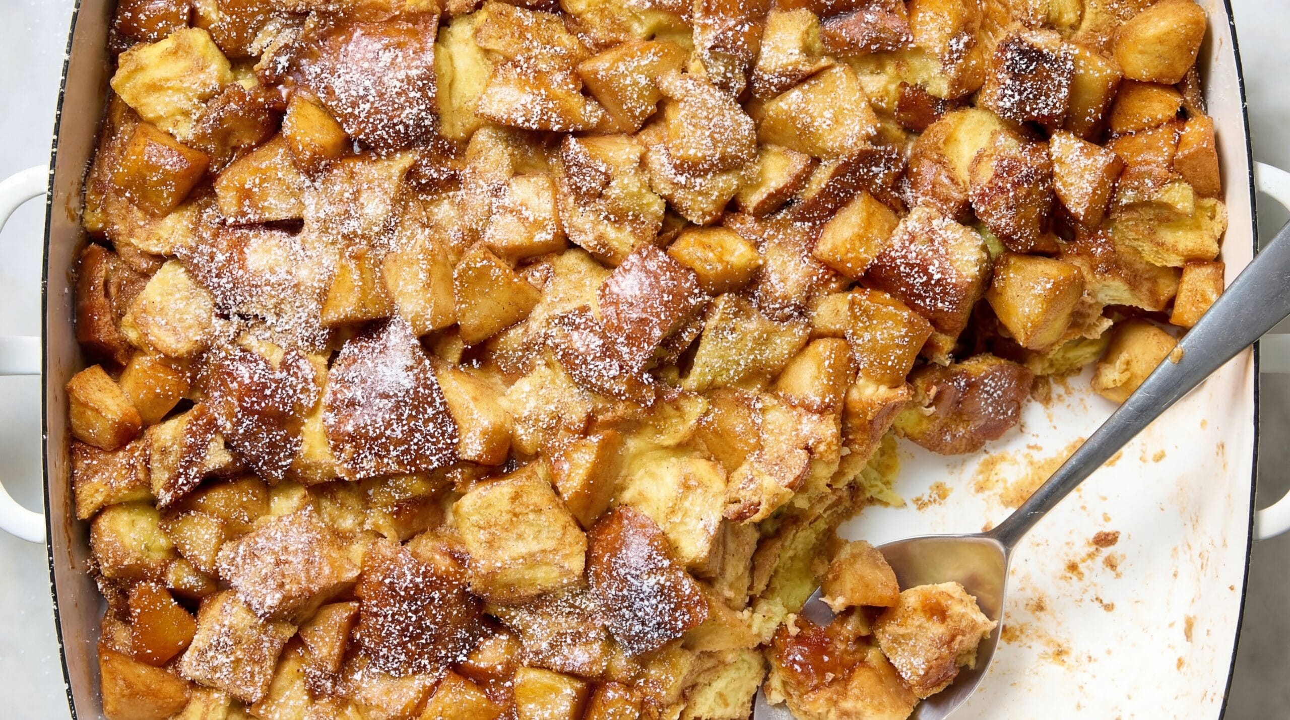 Apple Bread Pudding Recipe - Featured Image
