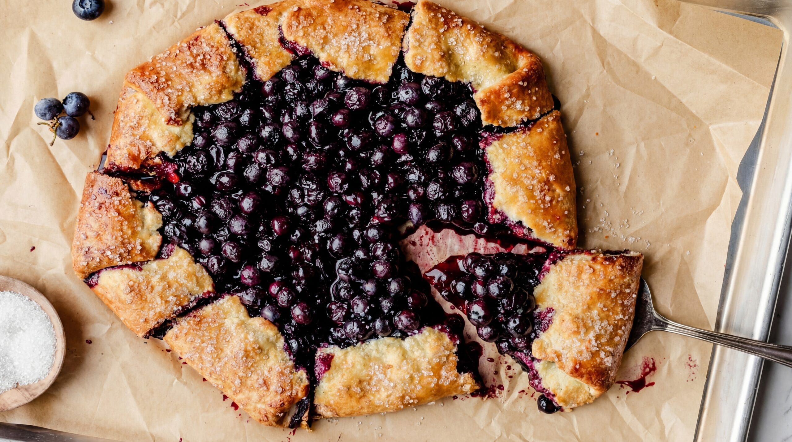 Blueberry Galette Recipe - Featured Image