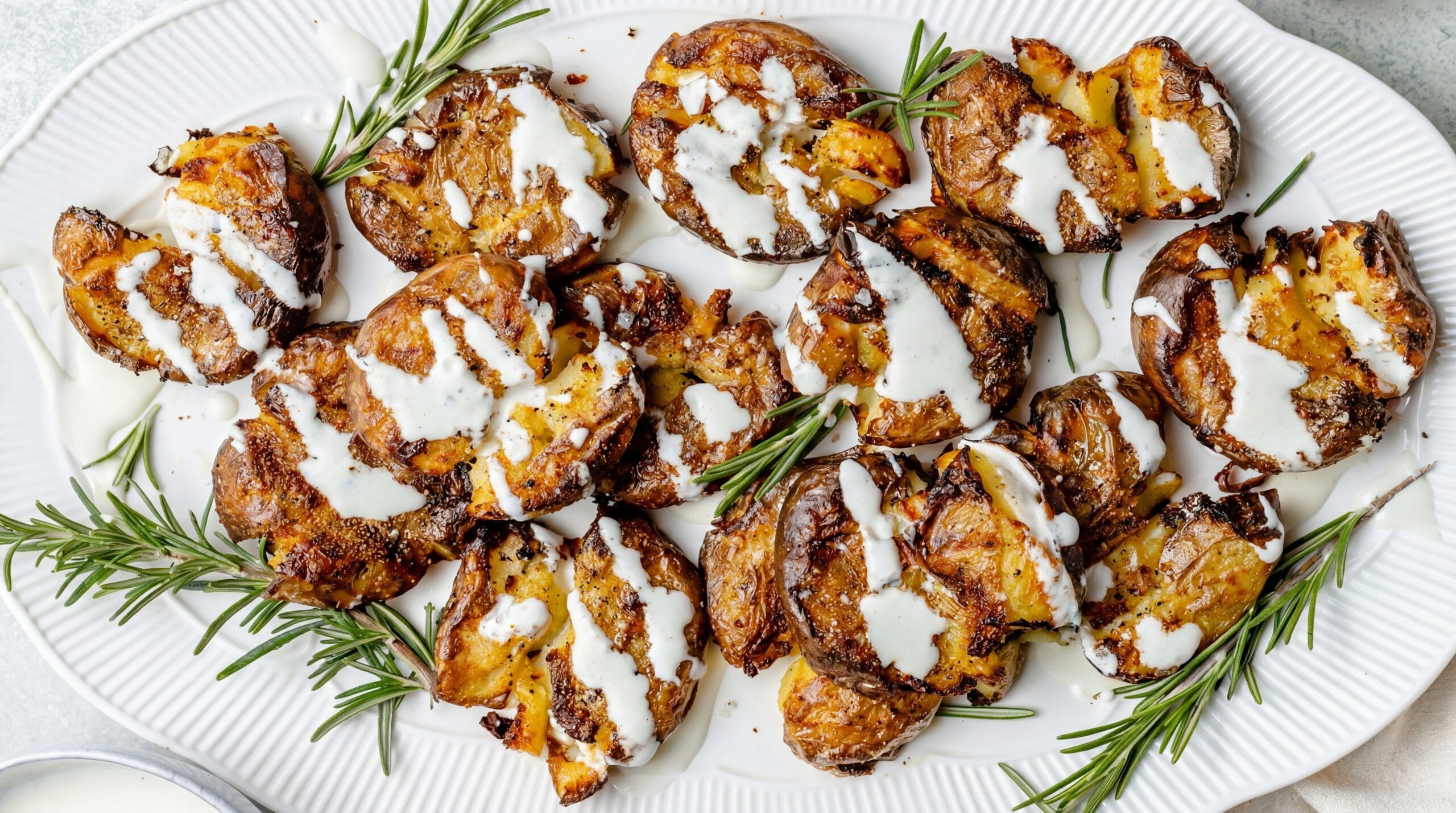 Crispy Smashed Potatoes - Featured Image