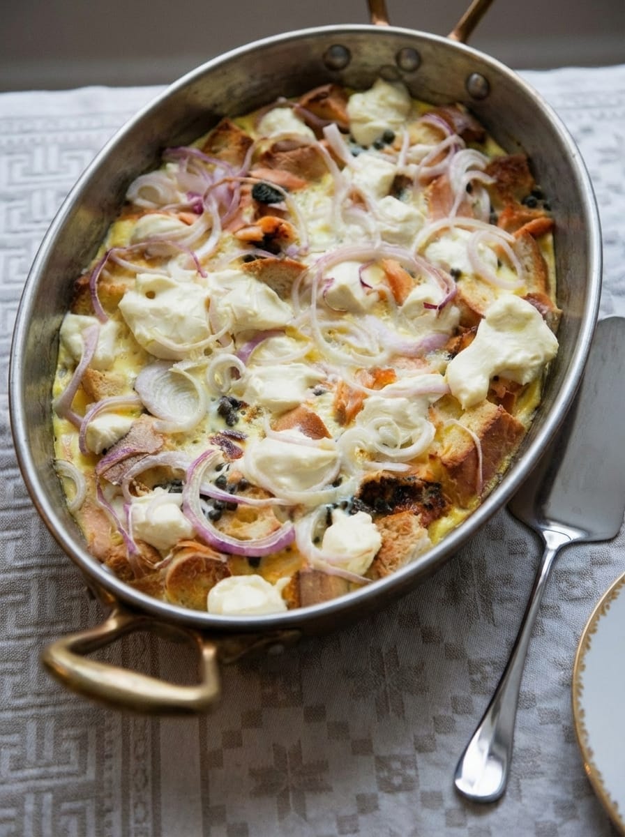 Everything You Need for Perfect Bagel Cream Cheese Strata