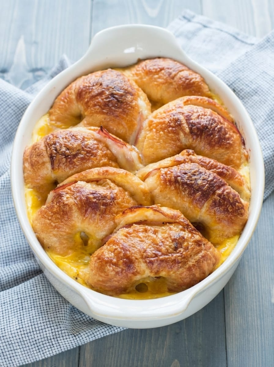 Everything You Need for Perfect Layered Croissant Sandwich Casserole